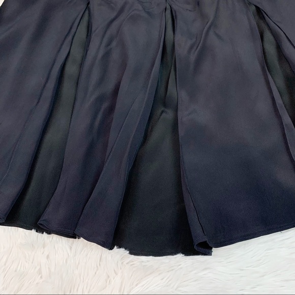 Marni women knee length pleated silk blend skirt black - Picture 6 of 10